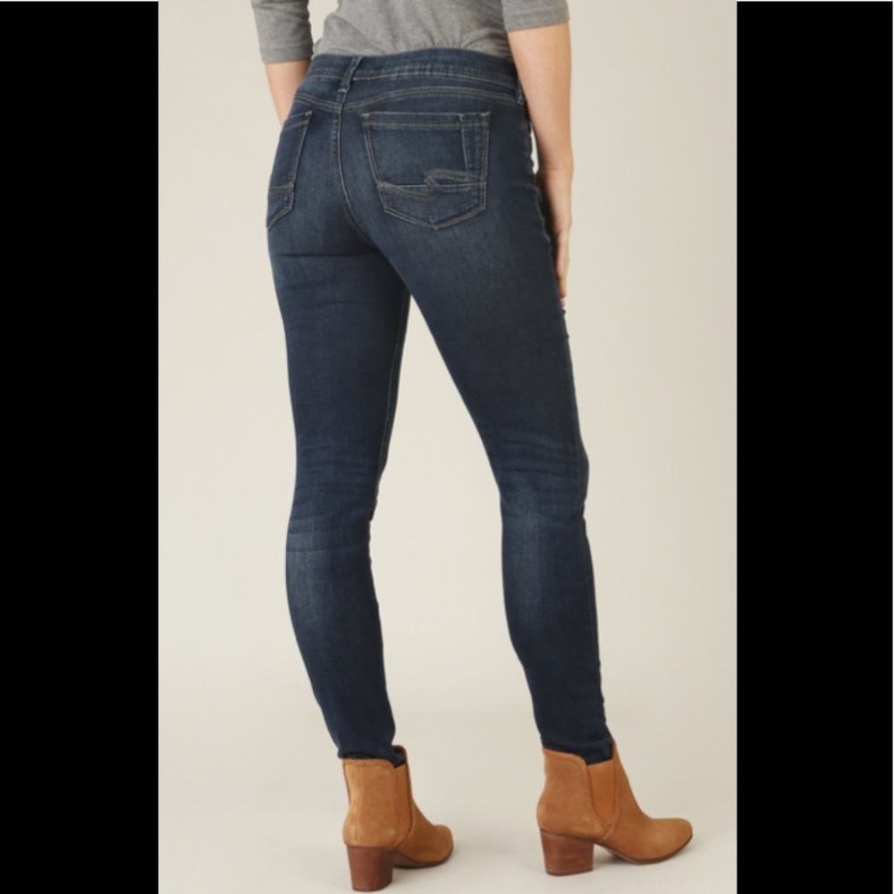 Aiko Super Skinny Silver Jeans